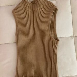 Shein beige caramel Crop top